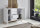 BMG Möbel Kommode »Mailand 11« in weiß/ weiß Hochglanz lackiert, mit Holzfüßen Schubladenkommode Anrichte Sideboard