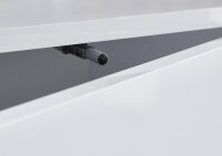 BMG Möbel Kommode »Mailand 11« in Artisan/ weiß Hochglanz lackiert, mit Holzfüßen Schubladenkommode Anrichte Sideboard