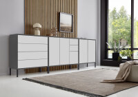 BMG Möbel Sideboard Mailand Set 7, grifflos mit...