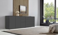 BMG Möbel Sideboard Mailand Set 9, grifflos mit...