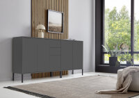 BMG M&ouml;bel Sideboard Mailand Set 10, grifflos mit...