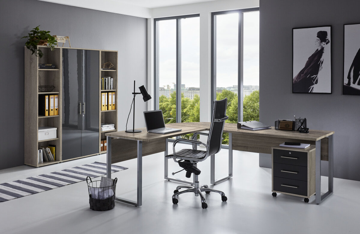 eiche Office 3, 759,00 sonoma/ Edition anthrazi, Möbel € BMG Büromöbel-Set, Set