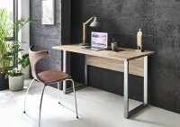 BMG Möbel Schreibtisch, einzeln, Office Edition Mini, eiche sonoma/ anthrazit hochglanz